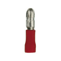 Red Vinyl Male Bullet Connector 22-18 Gauge .156