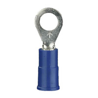 3M™ Blue Vinyl Ring Terminal 16-14 Gauge #10  Package of 100