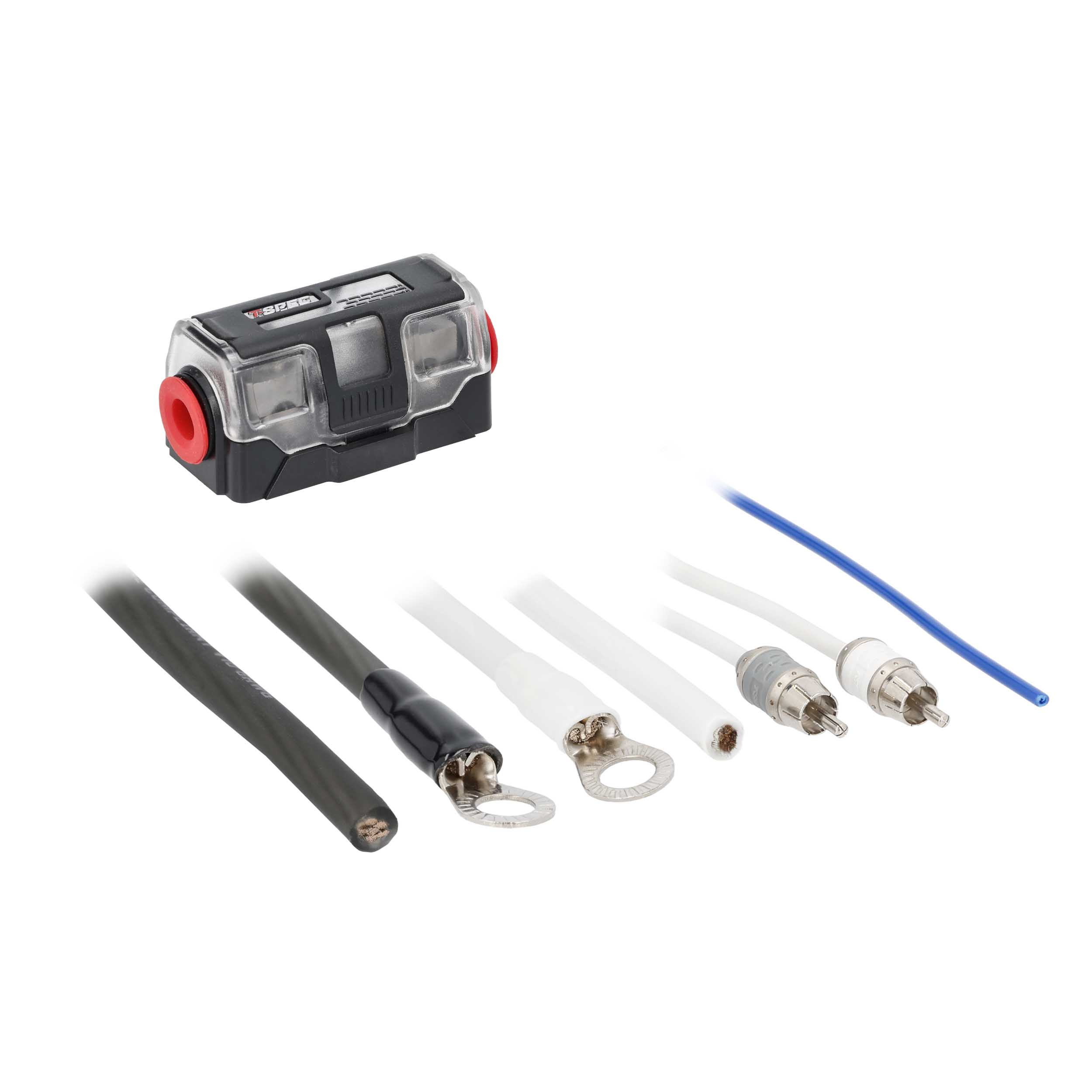 v10 8 AWG Amp Kit - 800 W with RCA Cable