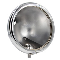 Chrome Headlight Housing Bucket - 5.6 Inch