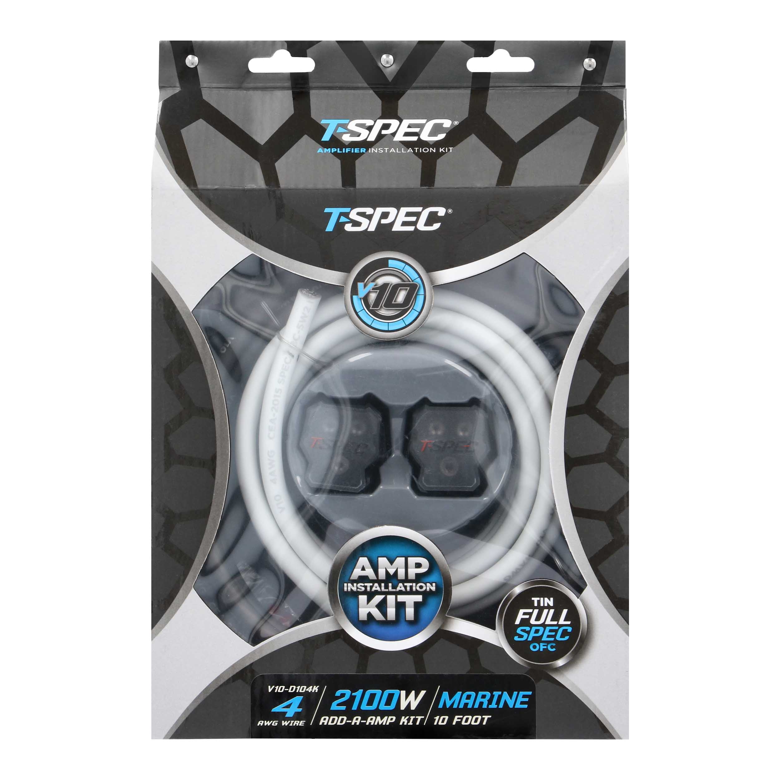 v10 Marine - 4GA ADD-A-AMP KIT FOR 1/0 POWER KITS