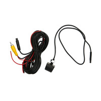 Above License Plate Backup Camera with Black Metal Housing