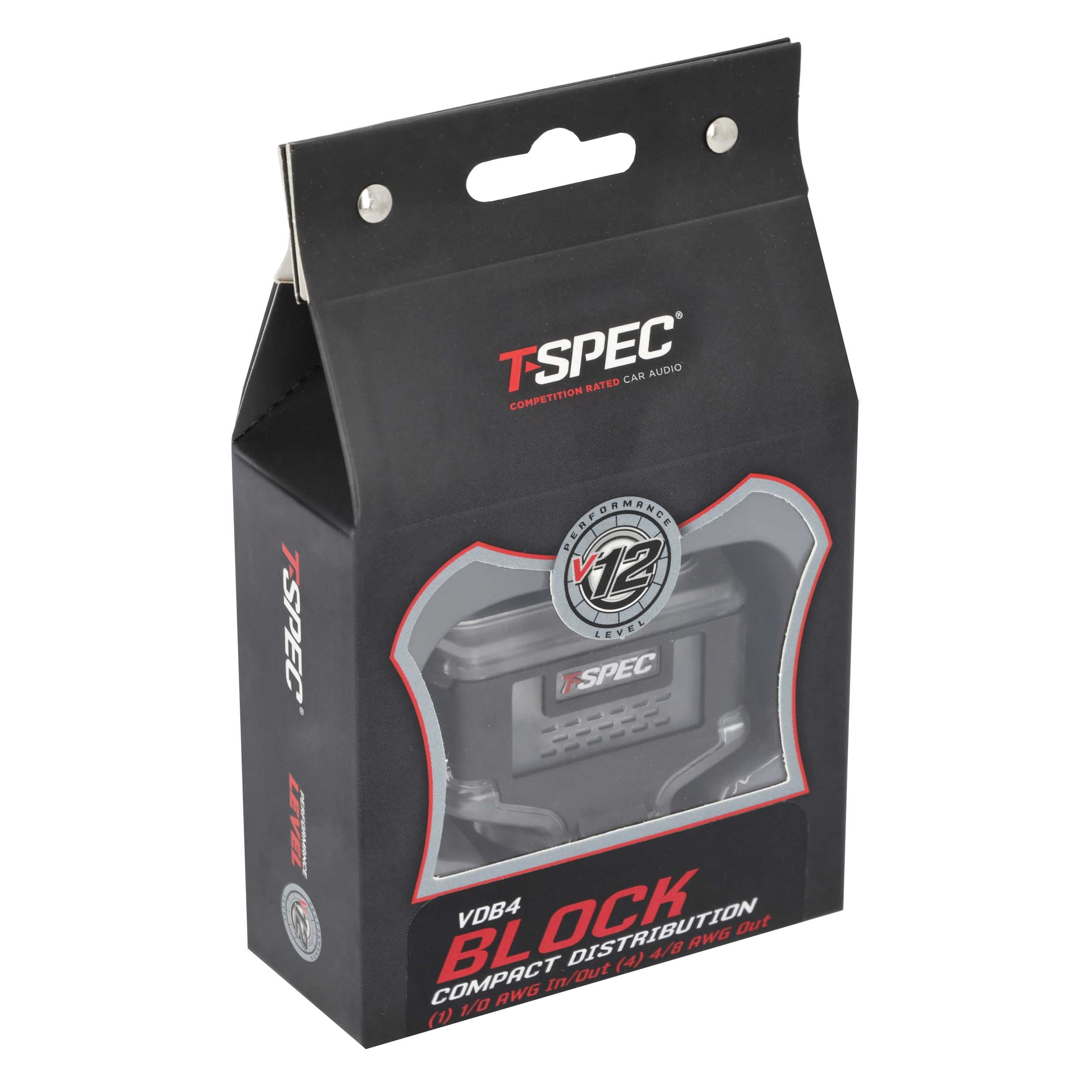 4-Position Distribution Block | 1/0 – 4 AWG In, (4) 4/8 AWG Out