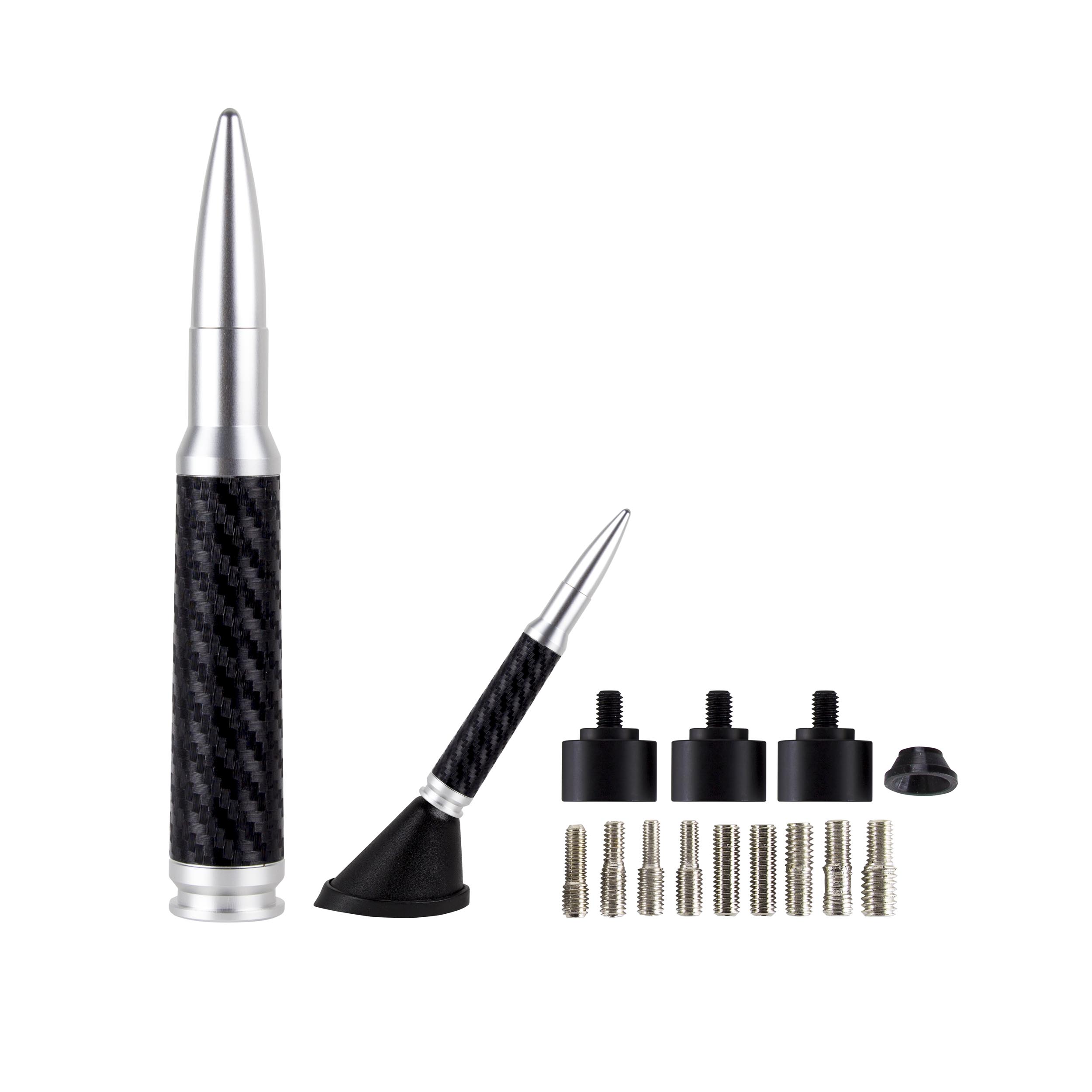 .50 Caliber Replica AMMOTENNA | Billet with Carbon Fiber