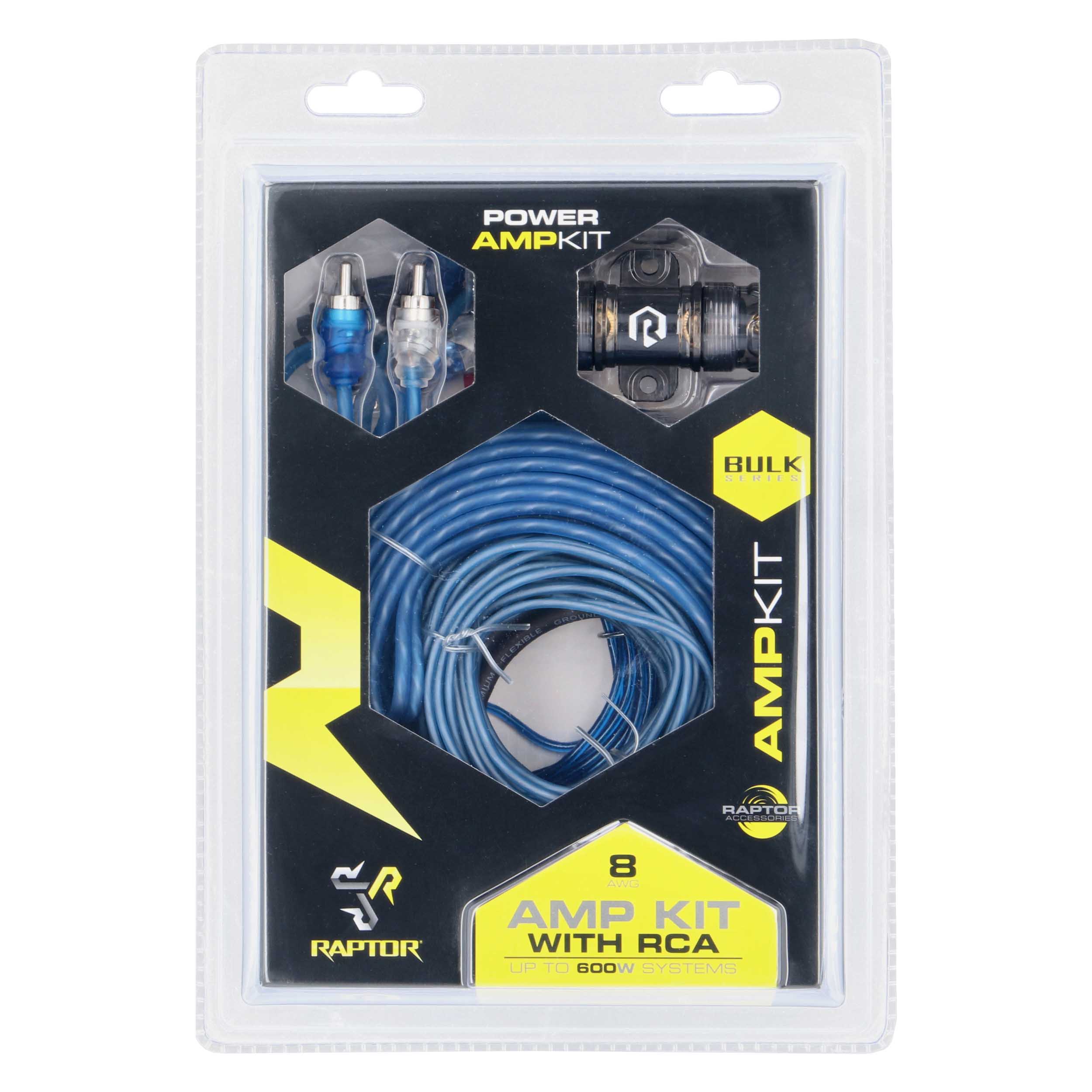 RAPTOR CCA 8 AWG AMP KIT - BULK SERIES R2