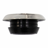 Stainless Flange for Round Trailer Lights - .75 Inch, 10-Pac
