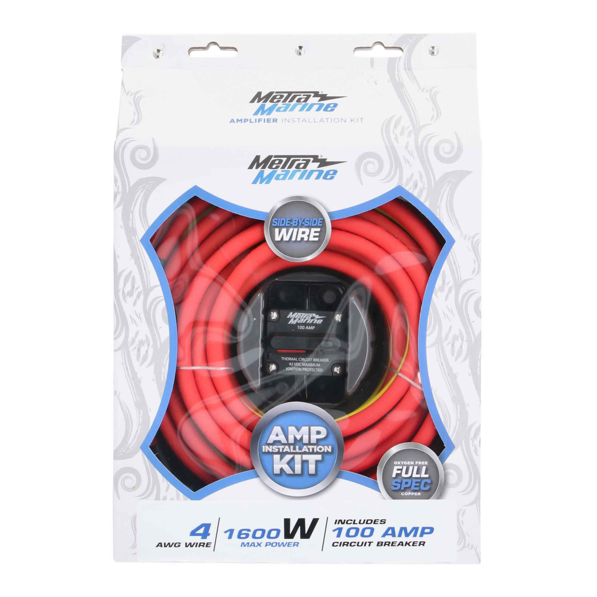 INSTALL BAY 4GA Value AMP Kit 1600W