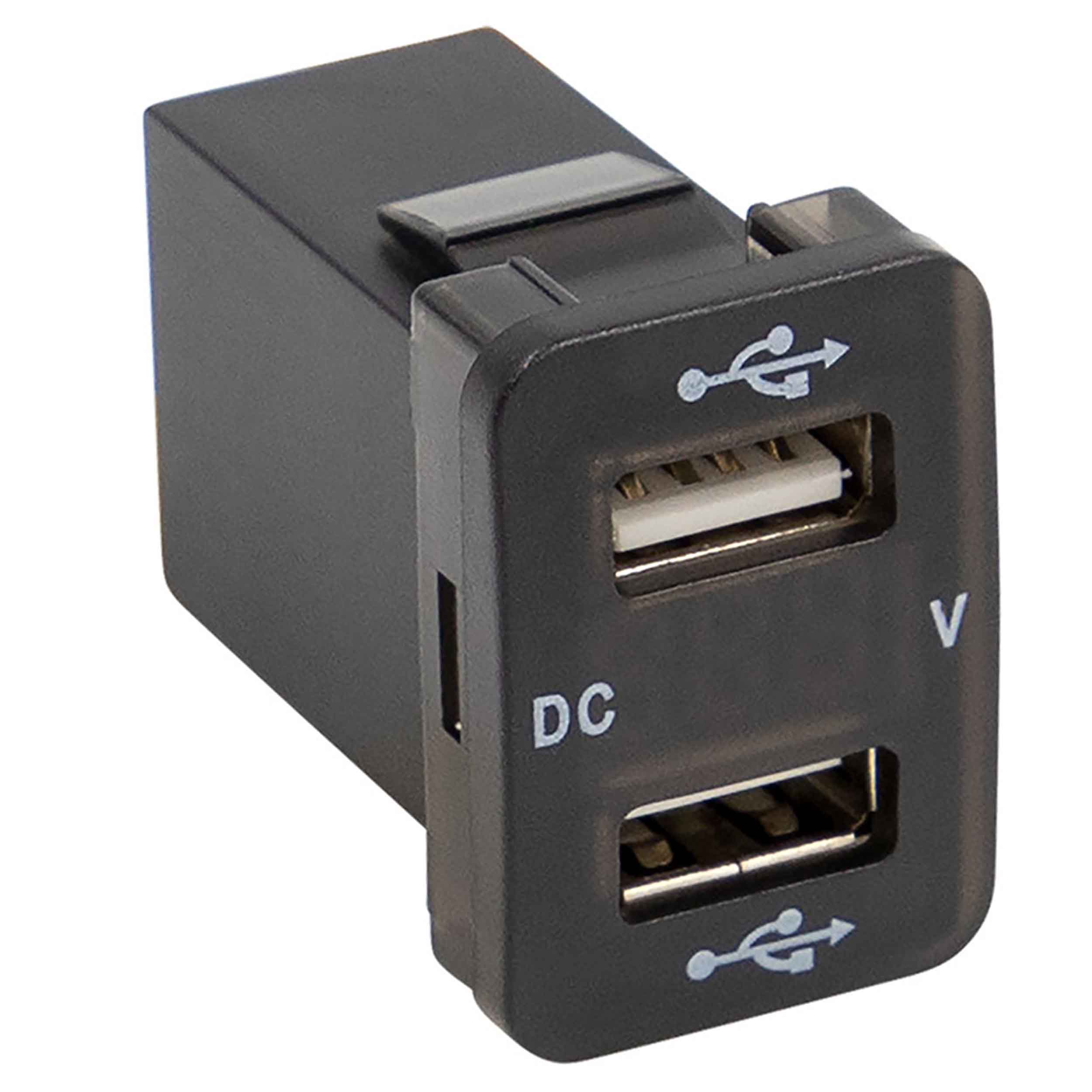 Dual 2.1A USB For Toyota W/Volt 2003-2015 - Retail Pack