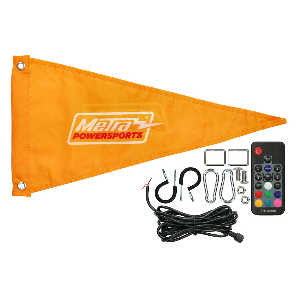 RGB Fiber Optic Whip Light - 6 Ft