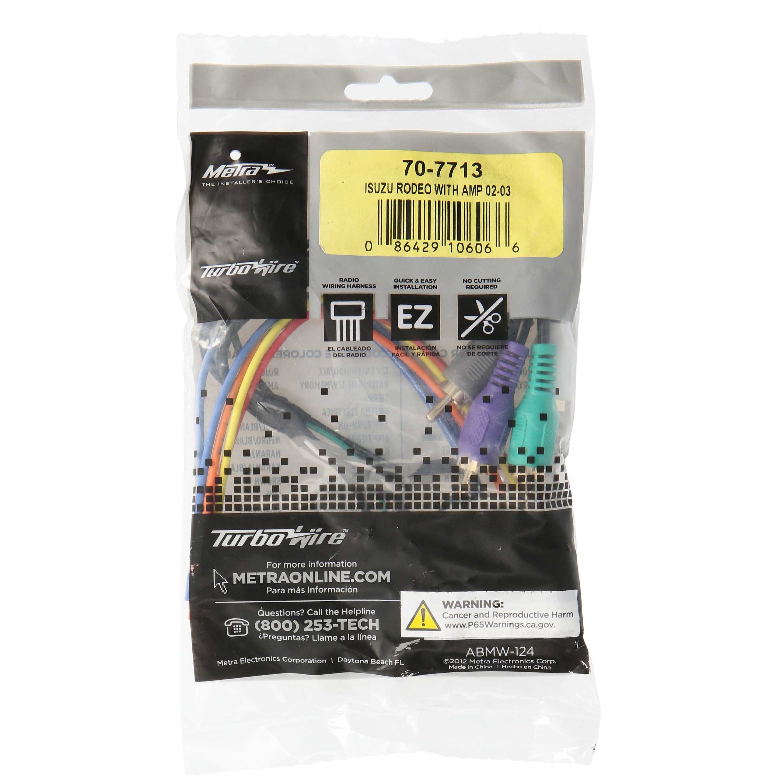 Amp Bypass Harness - Isuzu Rodeo 2002-2003