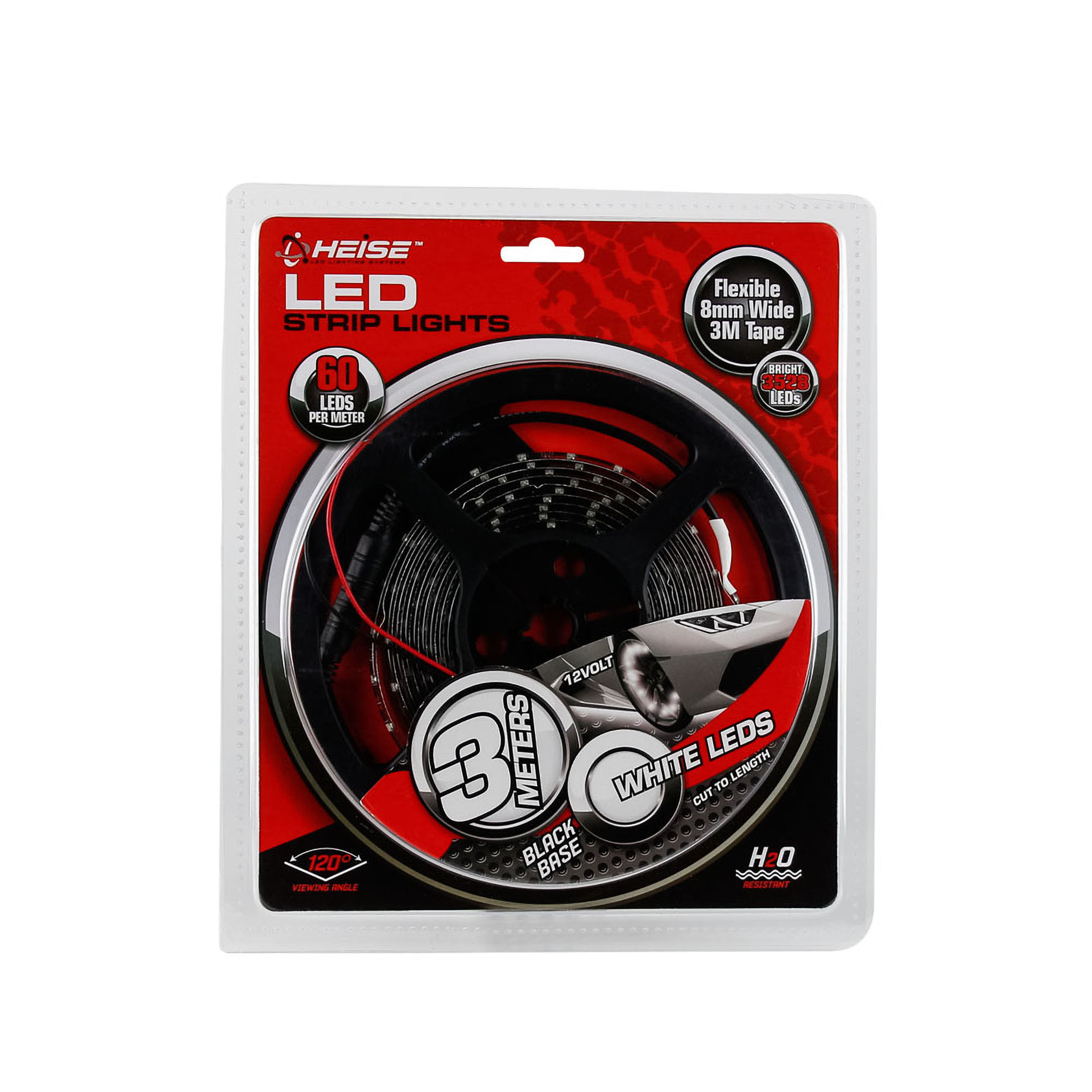 3M LED Strip White 3528 Black Base - Retail Pack