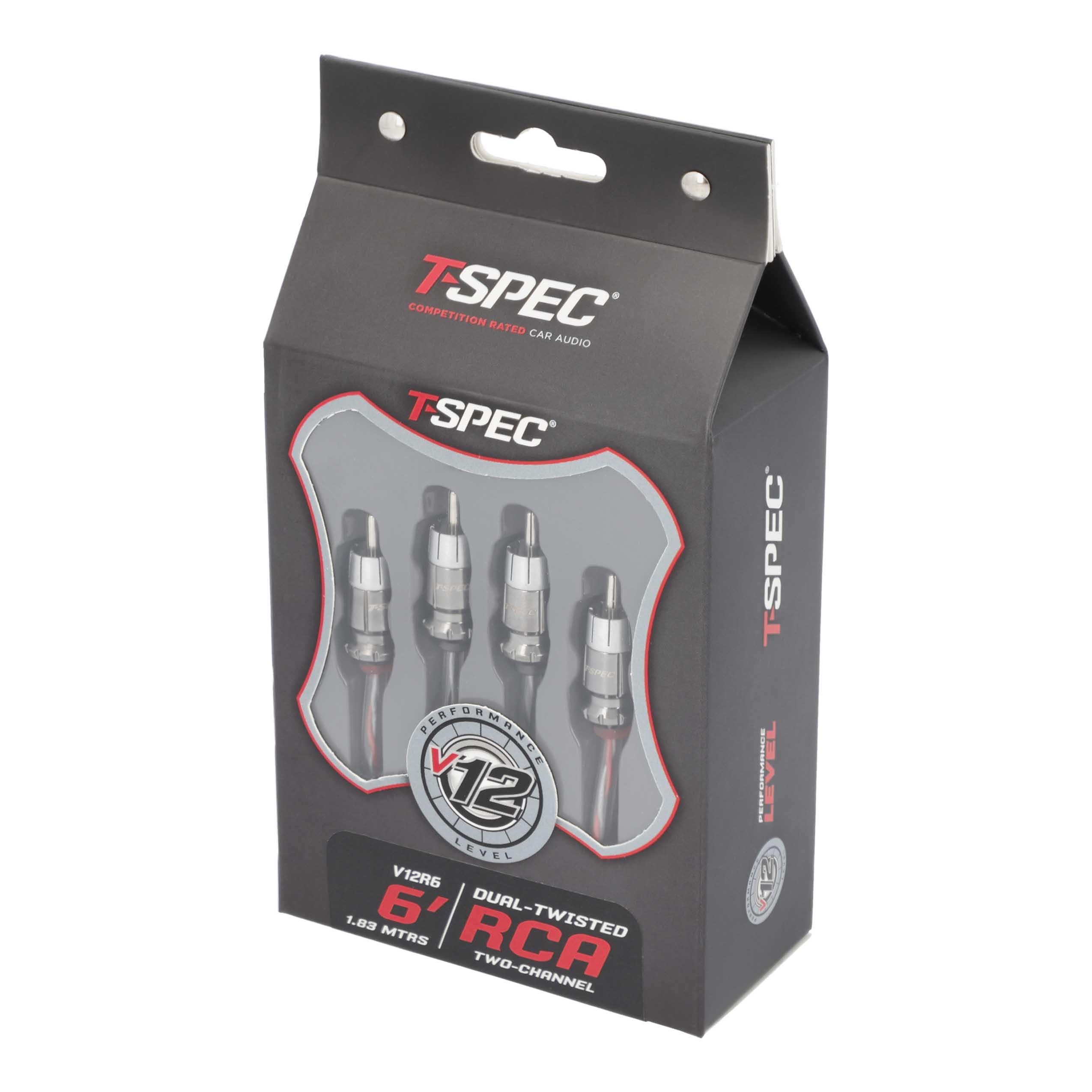 RCA v12 Series 2-Channel Audio Cable - 6 FT