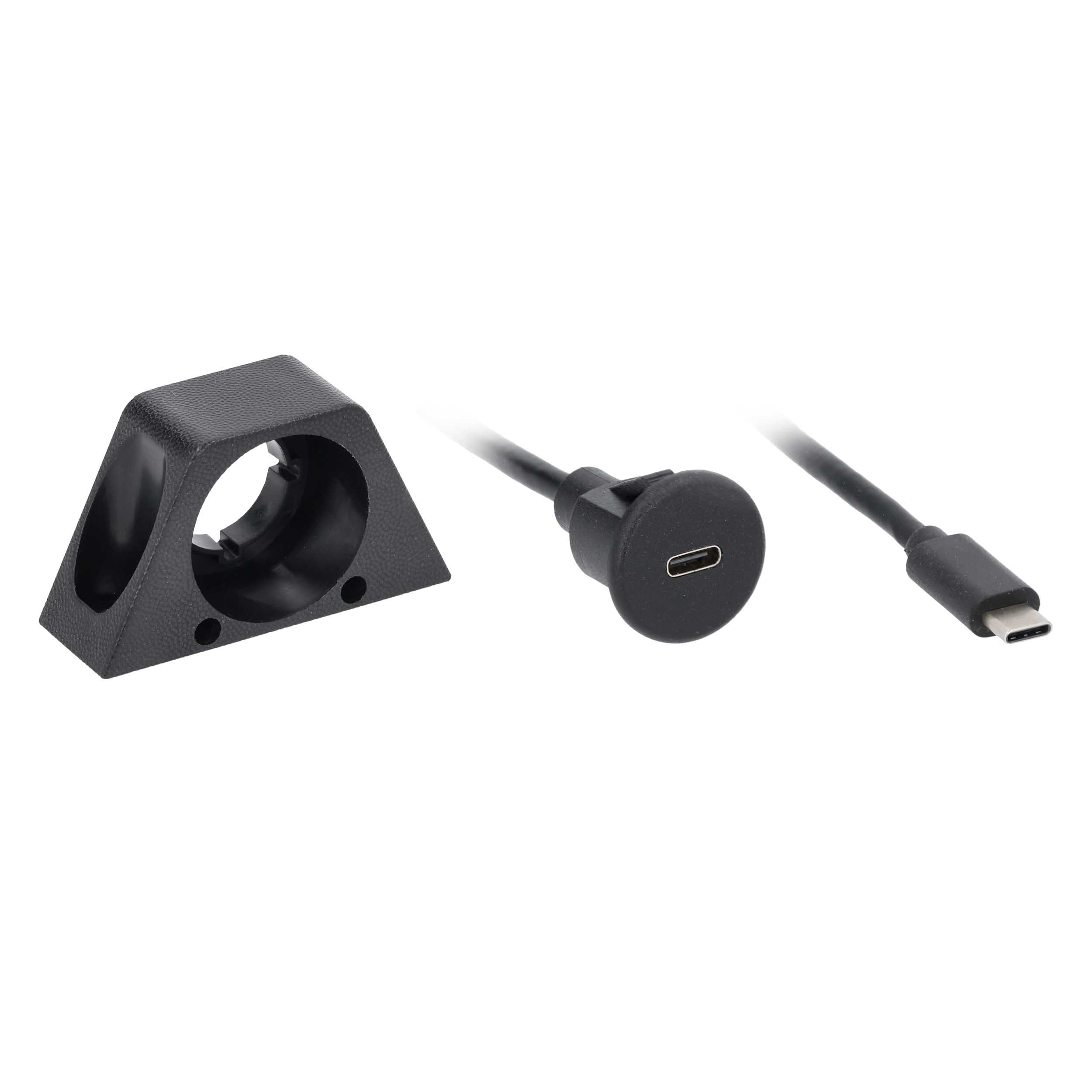 1-Meter Flush Mount USB 4.0 Type-C Extension Cable