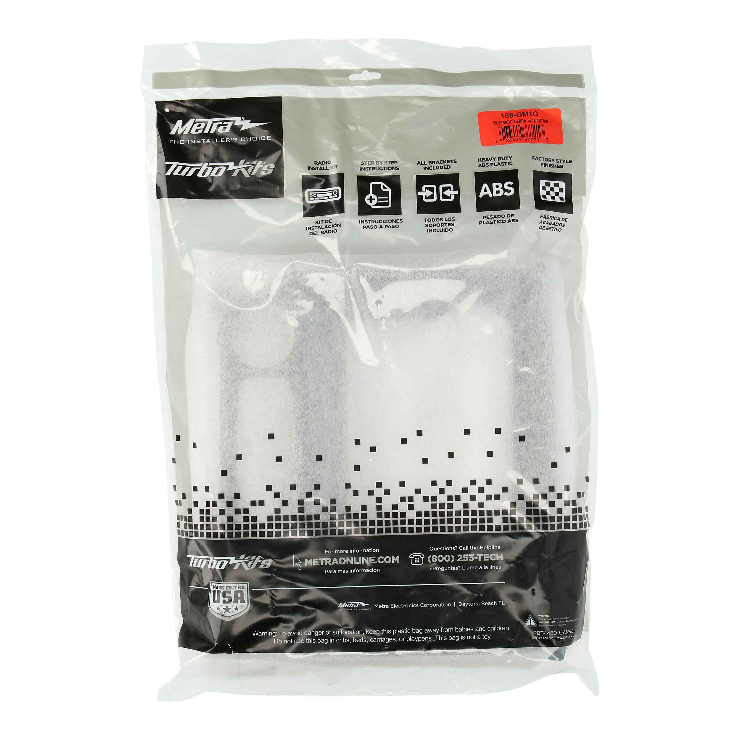 Chevy Silverado | GMC Sierra 2014-2019 - Fits Pioneer 8" Radios