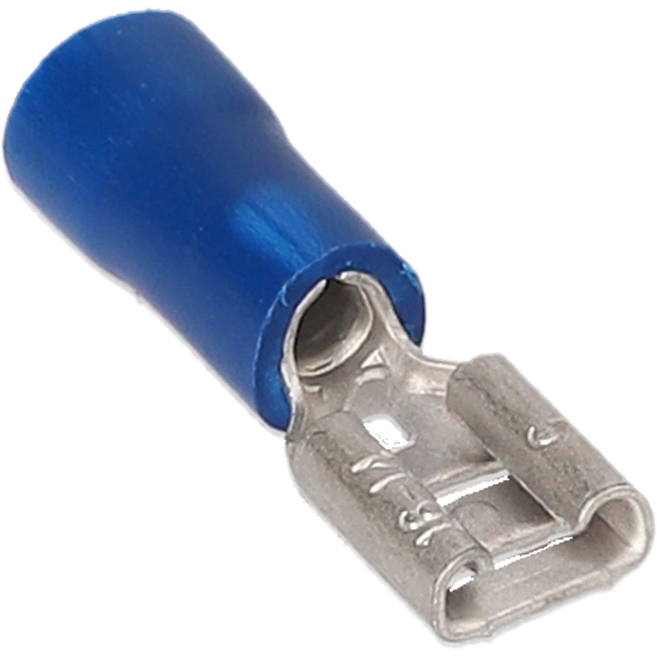Blue Vinyl Female Quick Disconnect 16-14 Gauge .187