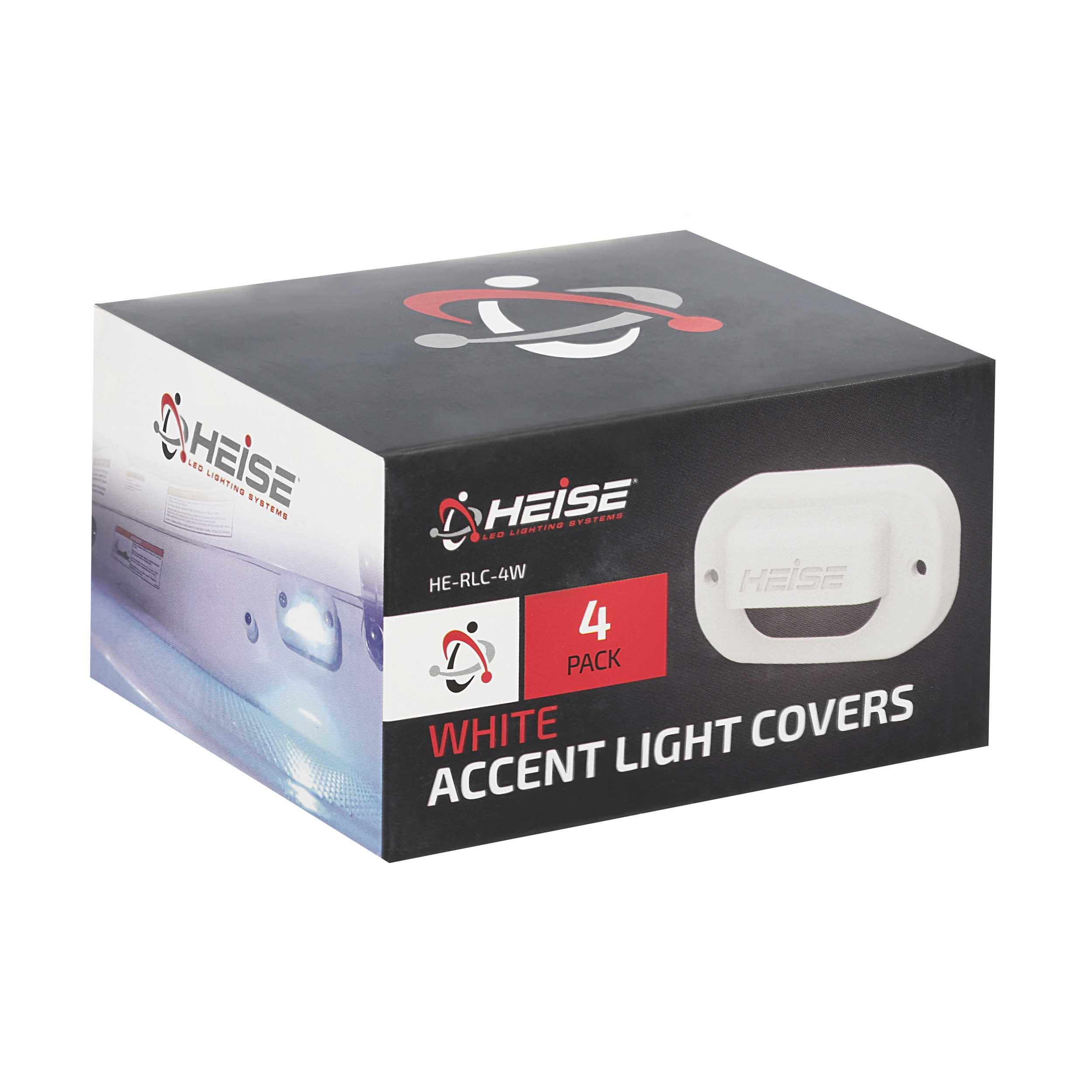 Rock Light White Cover - 4 Pack