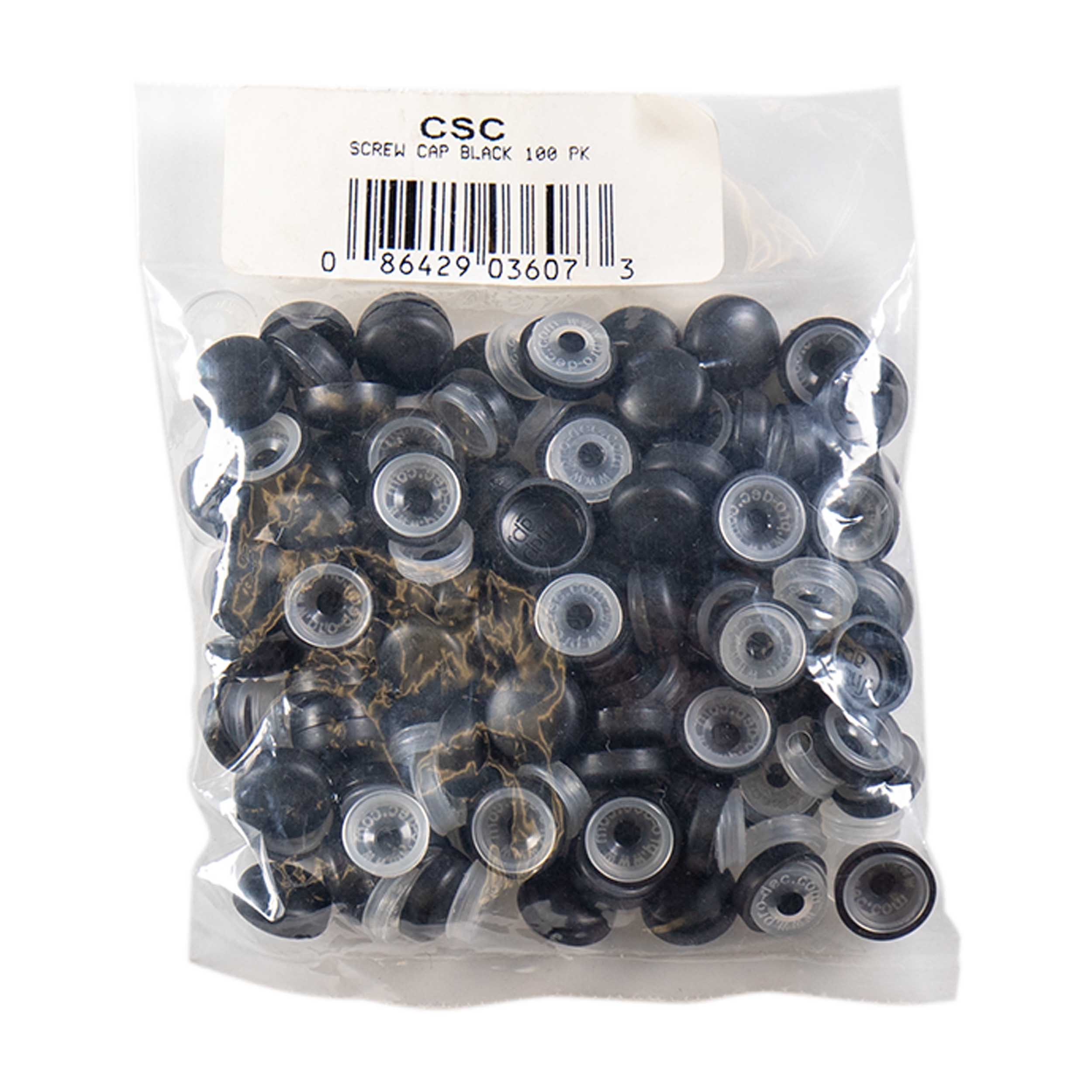 Camouflage Screw Top Black - Package of 100
