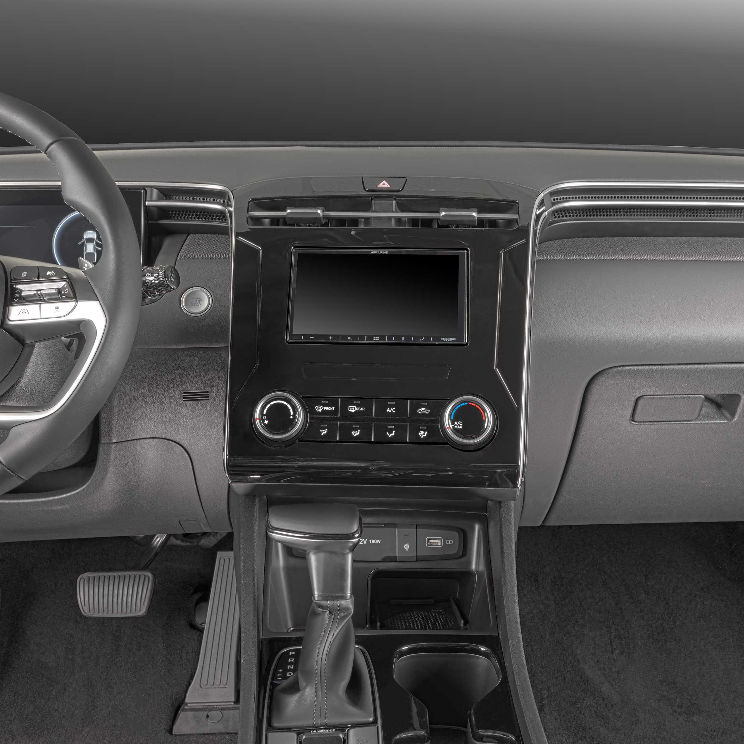 Hyundai Santa Cruz 2022-2024 (without factory NAV, with manual climate controls)