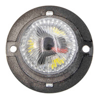 Hidden Strobe Blue Marker Lights - 1 Inch, 9 LED