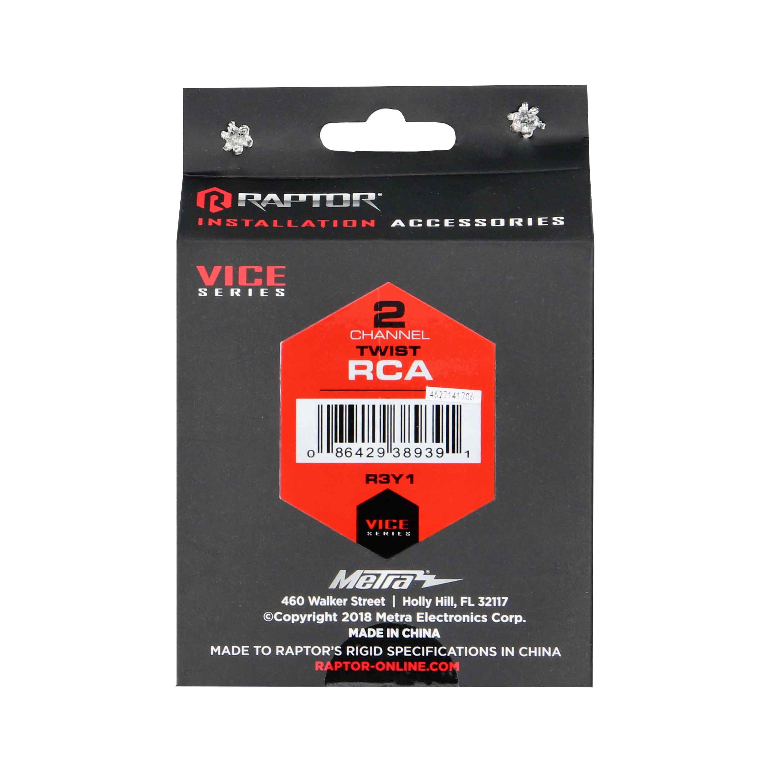 RCA 2-Channel Audio Cable - Vice Series 1F-2M