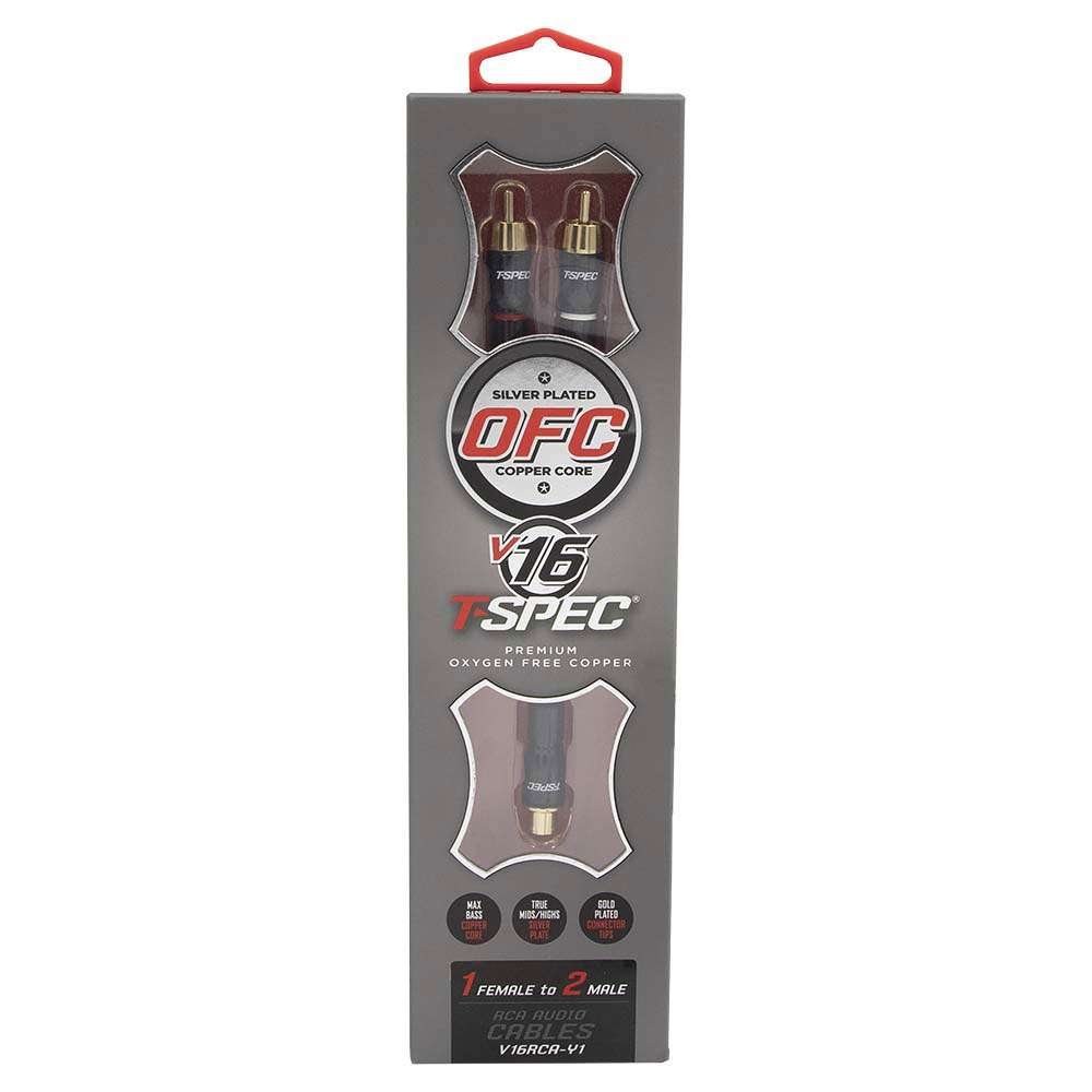 V16 Series RCA Audio Cables - 1 Female 2 Males