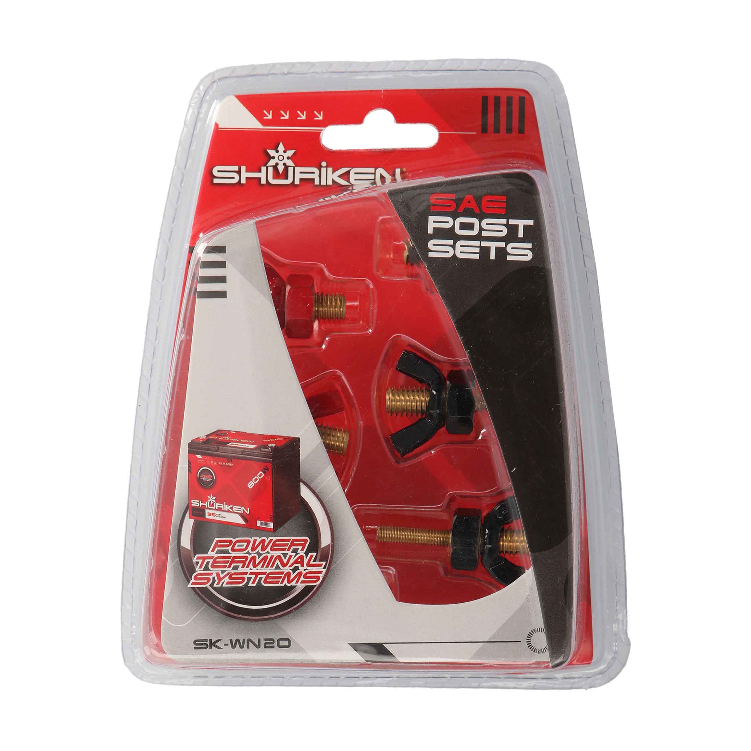 Shuriken Wing Nut Sets Positive and Negative - 3 Sets