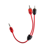 V6 2-Channel RCA to 3.5mm Jack | 6 in.