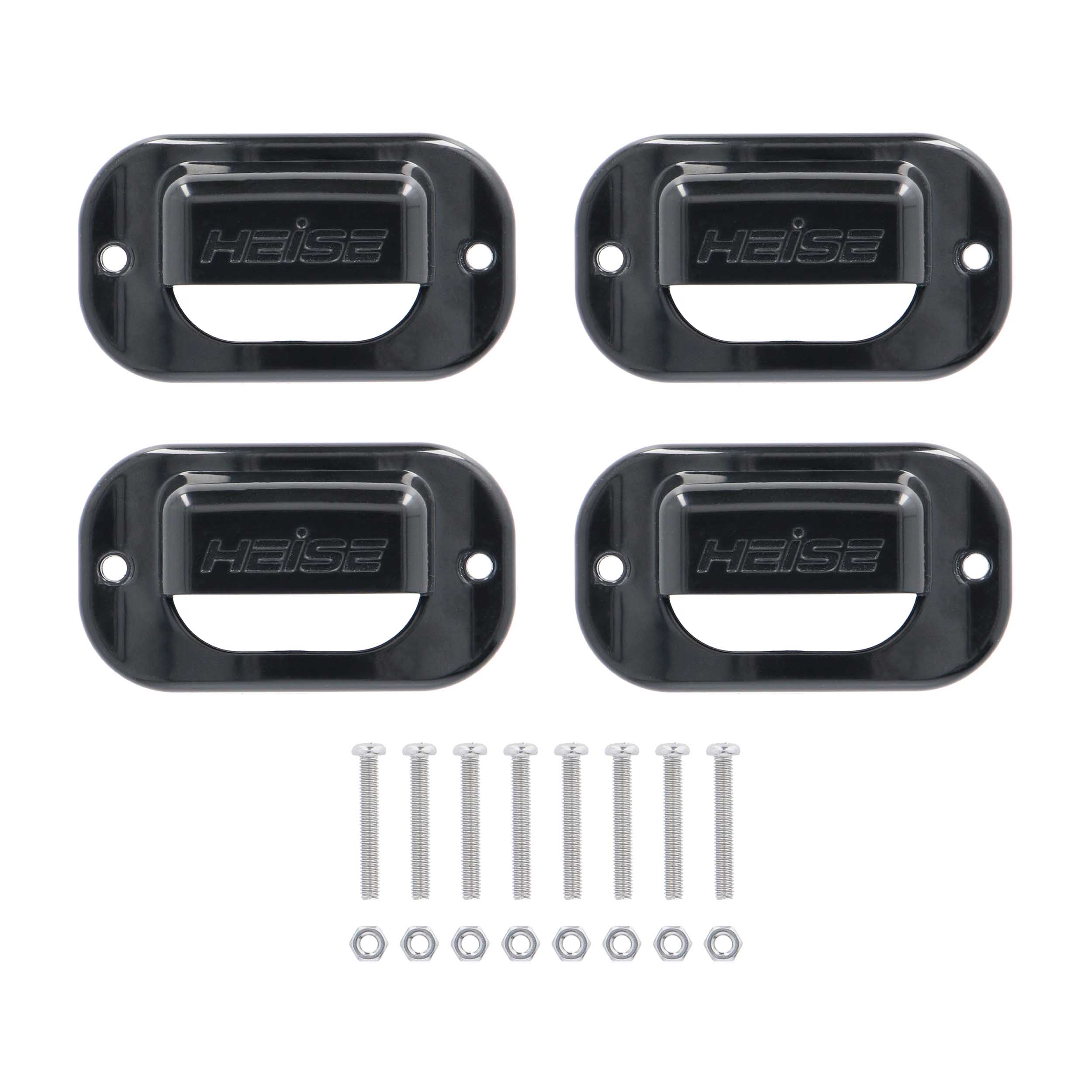 Rock Light Black Cover - 4 Pack