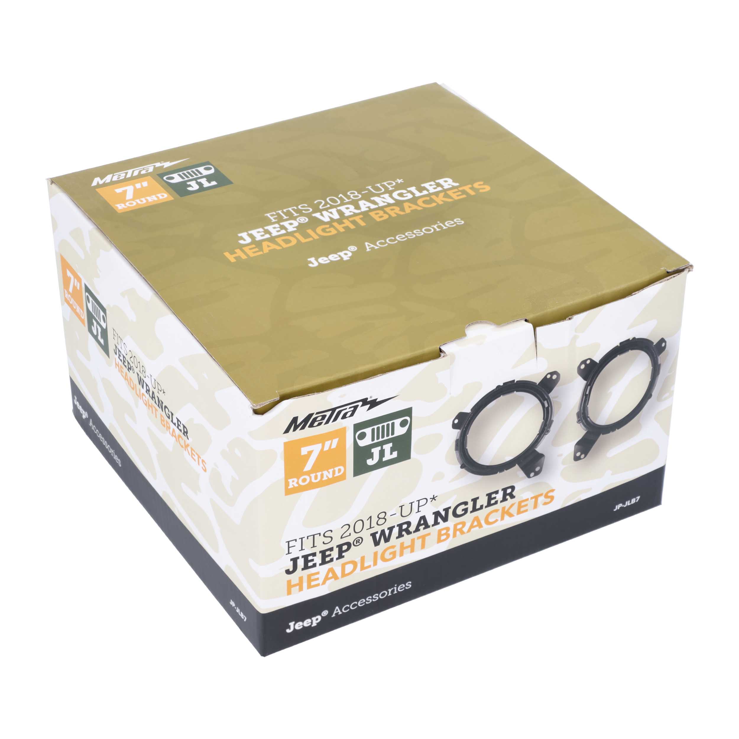 Headlight Adapter Brackets 7 Inch -  Wrangler JL 2018-Up