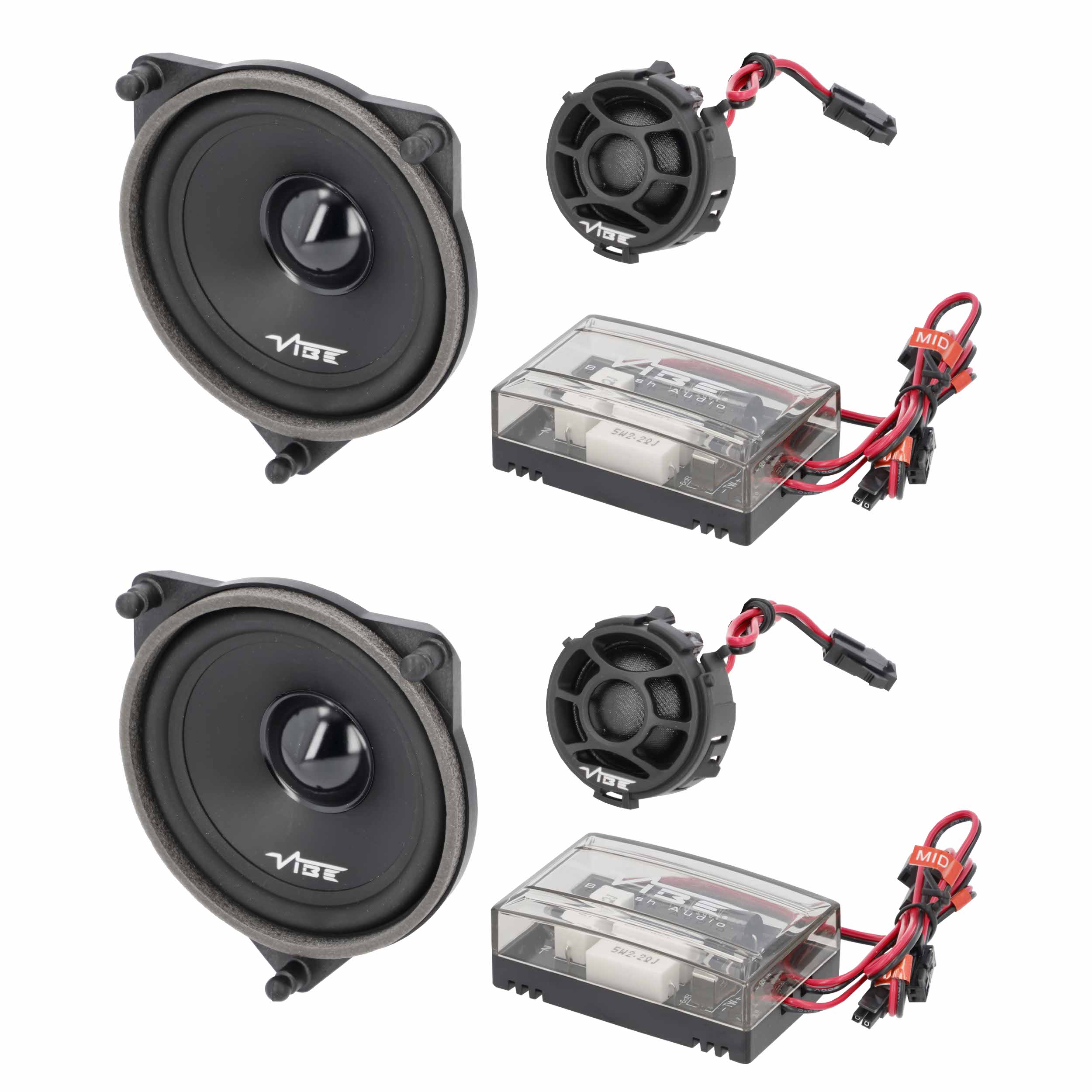 Plug-N-Play Component Speaker Kit - Fits Select Mercedes