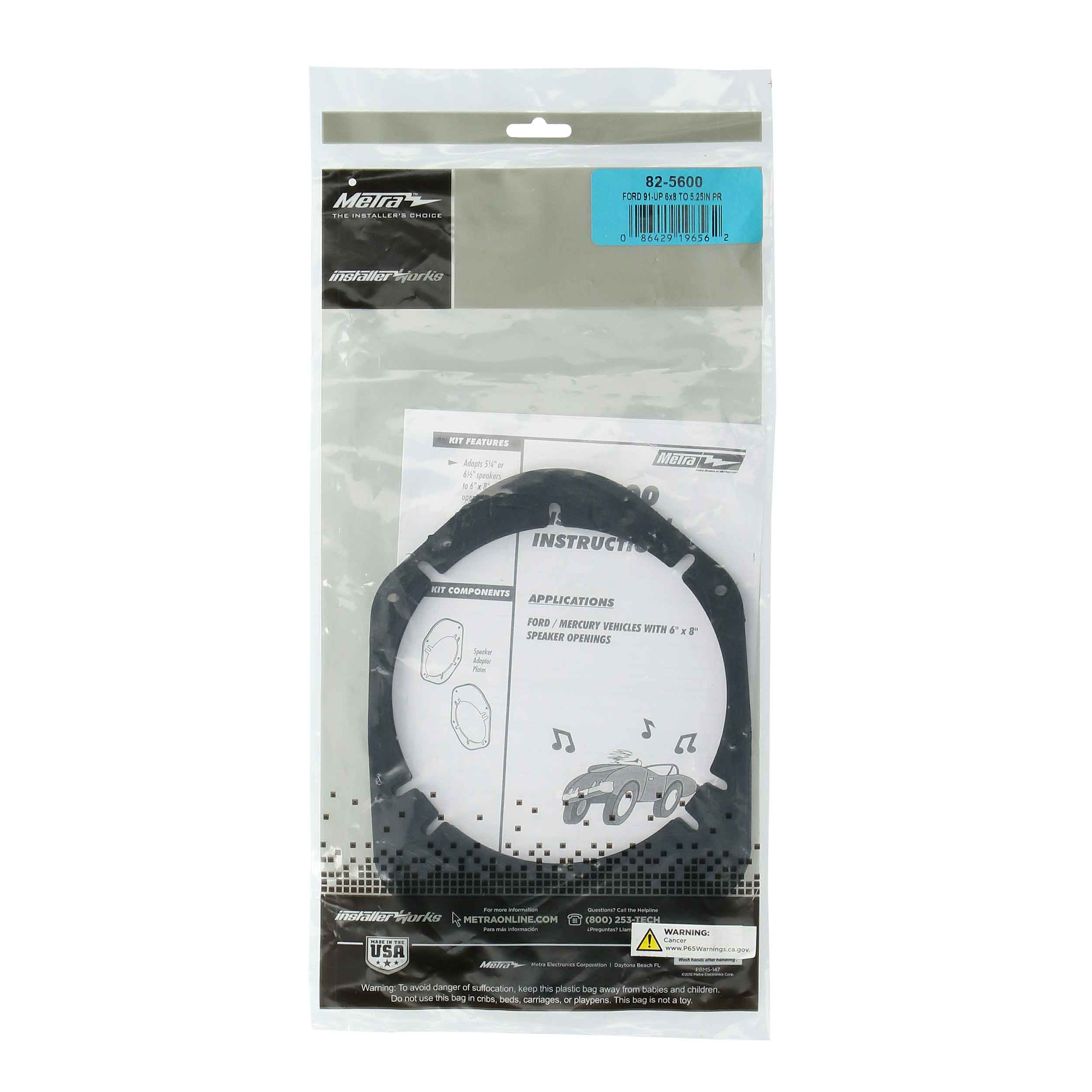 SPEAKER ADAPTERS - FORD 1991-2019 6"X8"