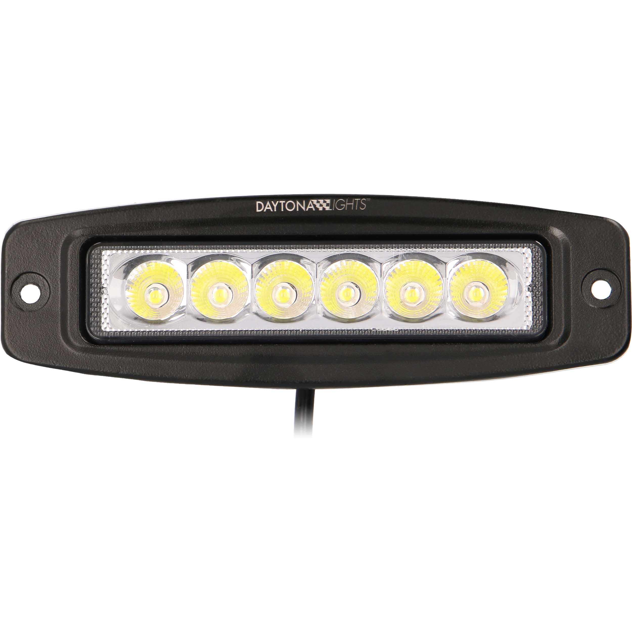 Daytona Lights Flush Mount Driving Lights - 6 LED Spot (2Pk)