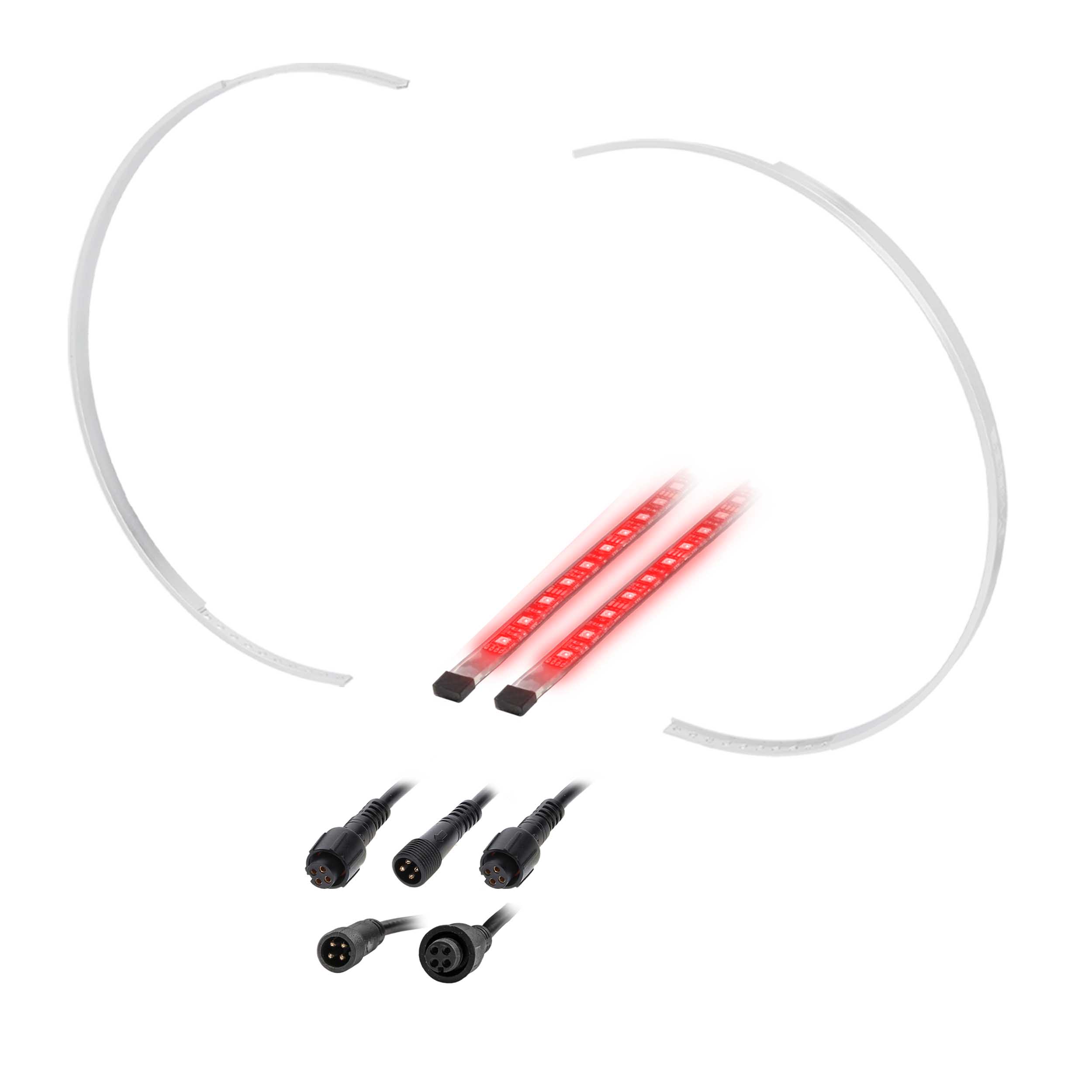 Single RGB Expandable Wheel Ring - 15"-18"