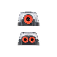 Ground Distribution Block | 1/0- 4 AWG In, (2) 4-8 AWG Out
