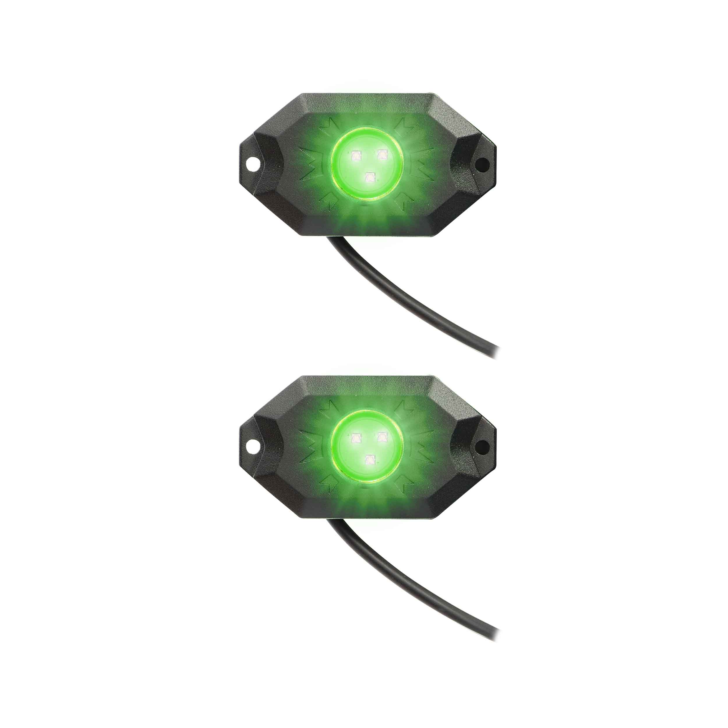 Daytona Lights Rock Lights (Green) - 2 Pack
