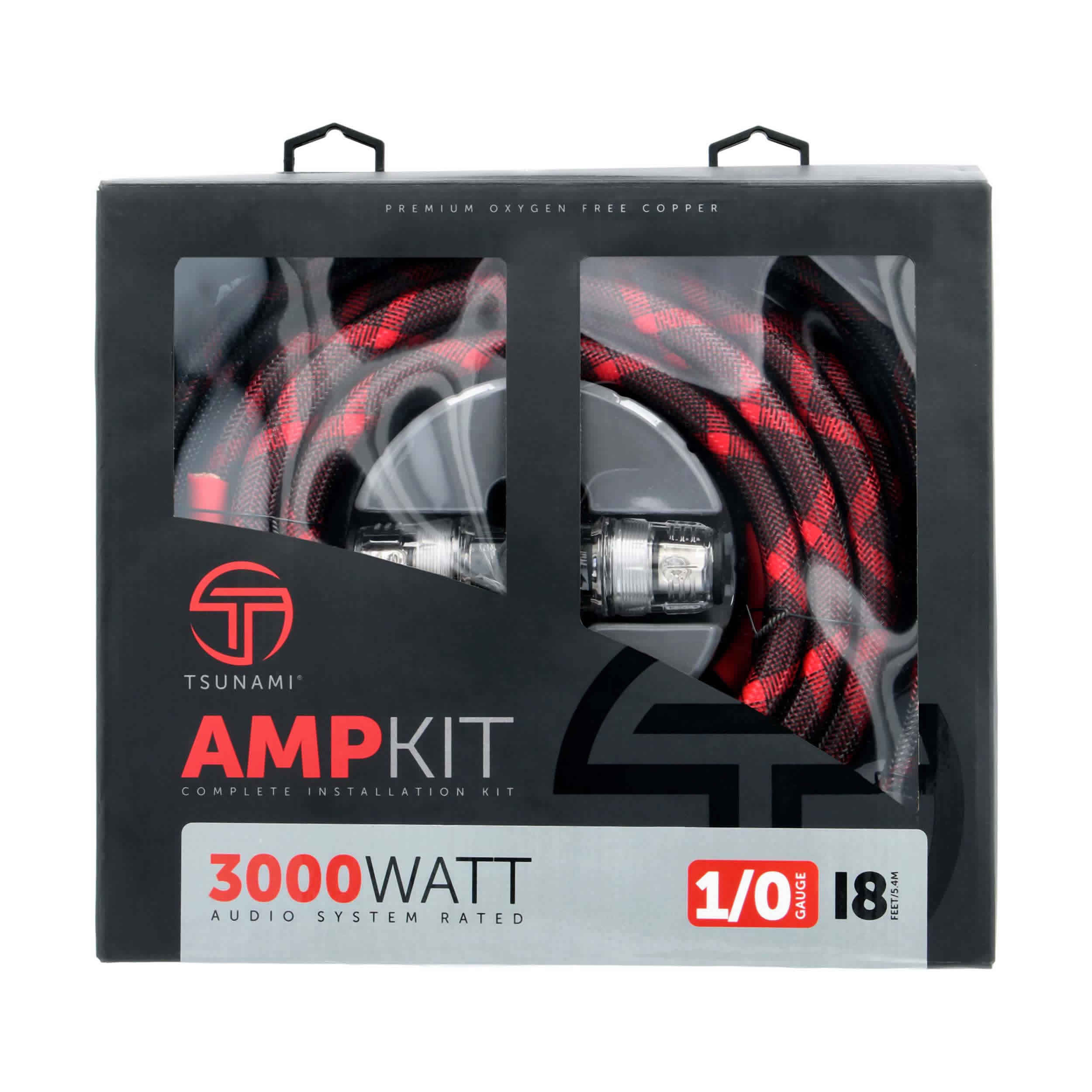 3000W 1/0 GA AMP Kit