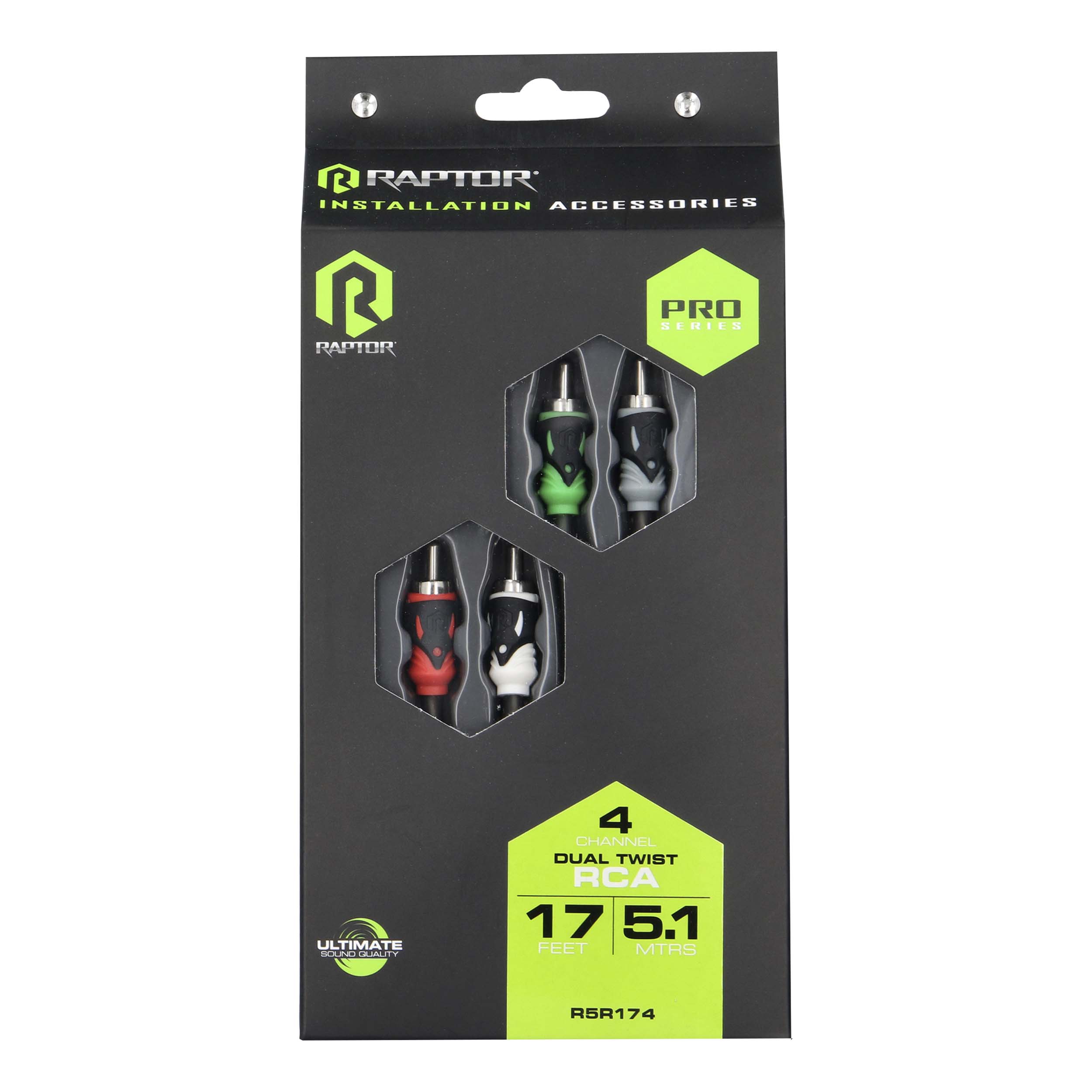 RCA 4-Channel Audio Cable - Pro Series 17 Feet