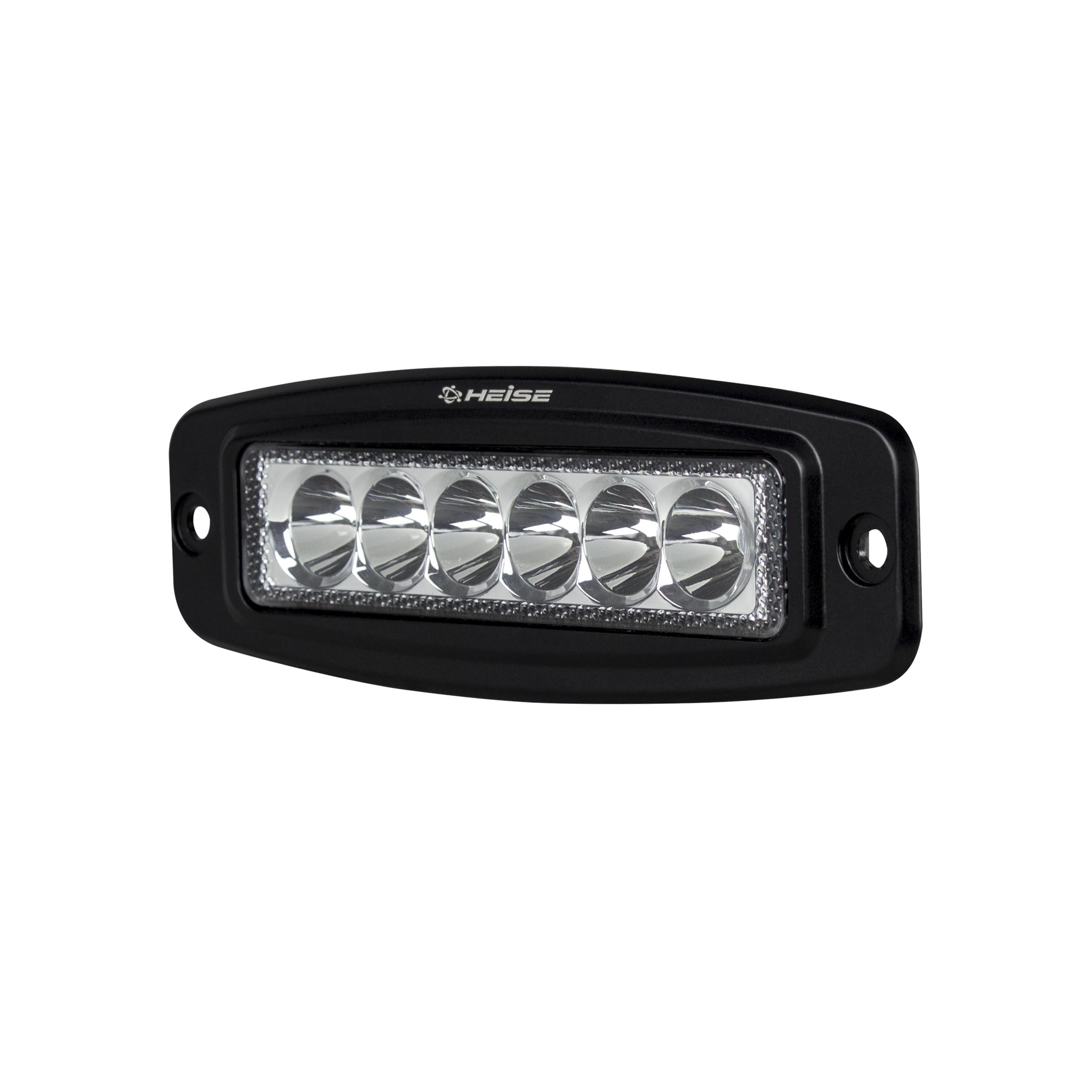 Single Row Flush Mount Driving Light - 6 LED