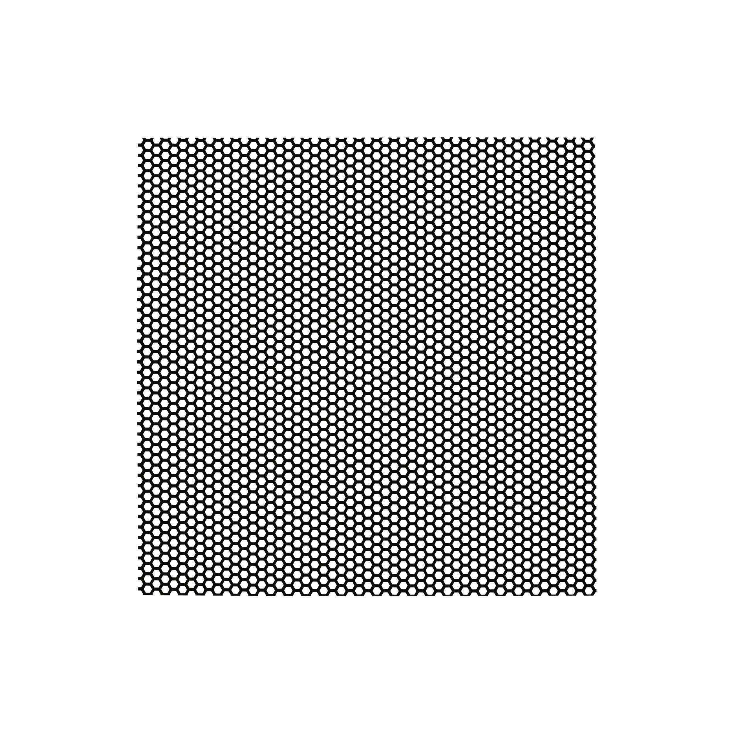 Metal Mesh Grille Material - Honeycomb Hex Pattern