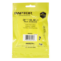 R2 Bulk Series 2-Channel RCA Cable | 3 ft.