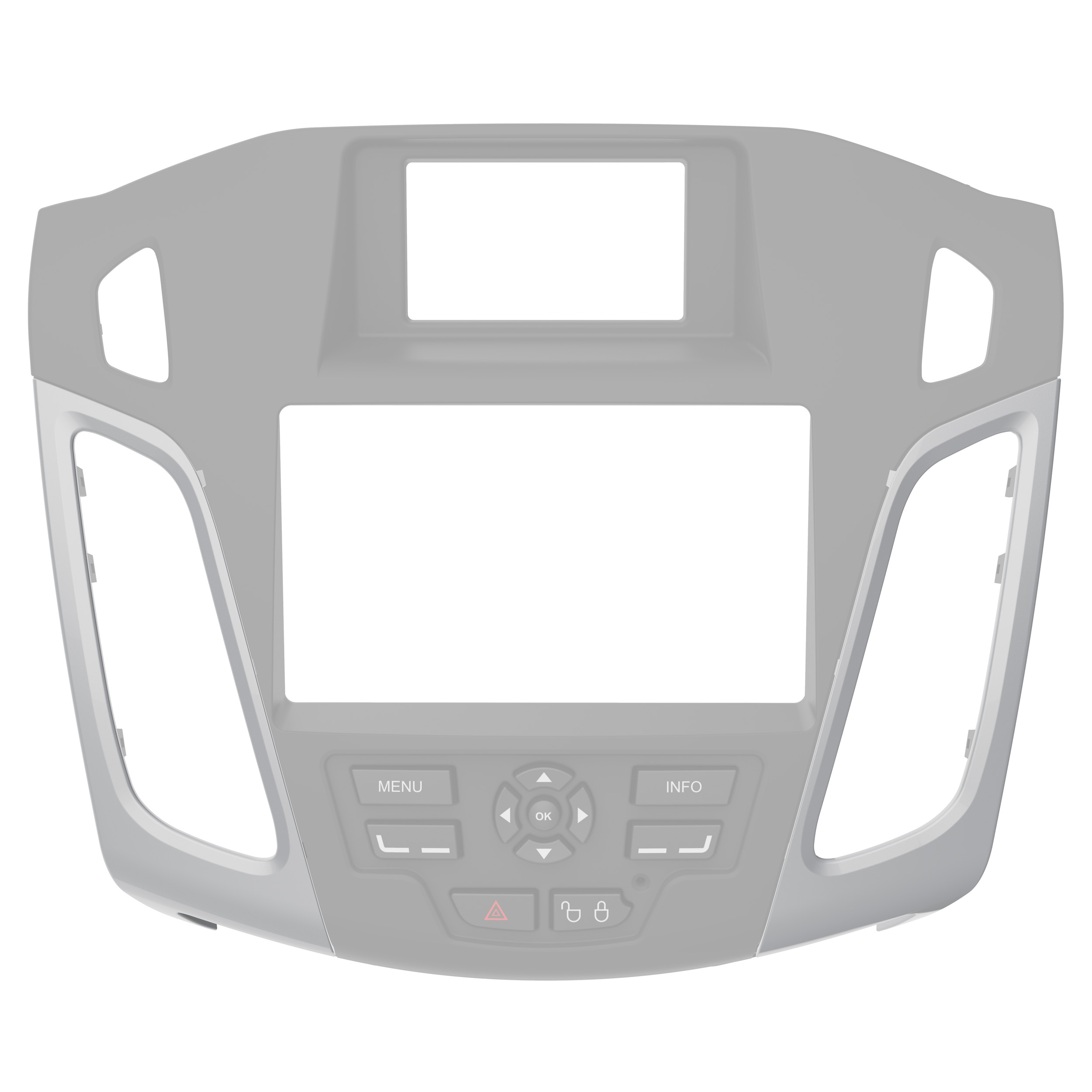 99-5827 FORD FOCUS VENT PANEL SILVER