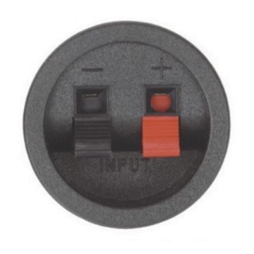 Terminal Cup - Round Spring Compression Fit