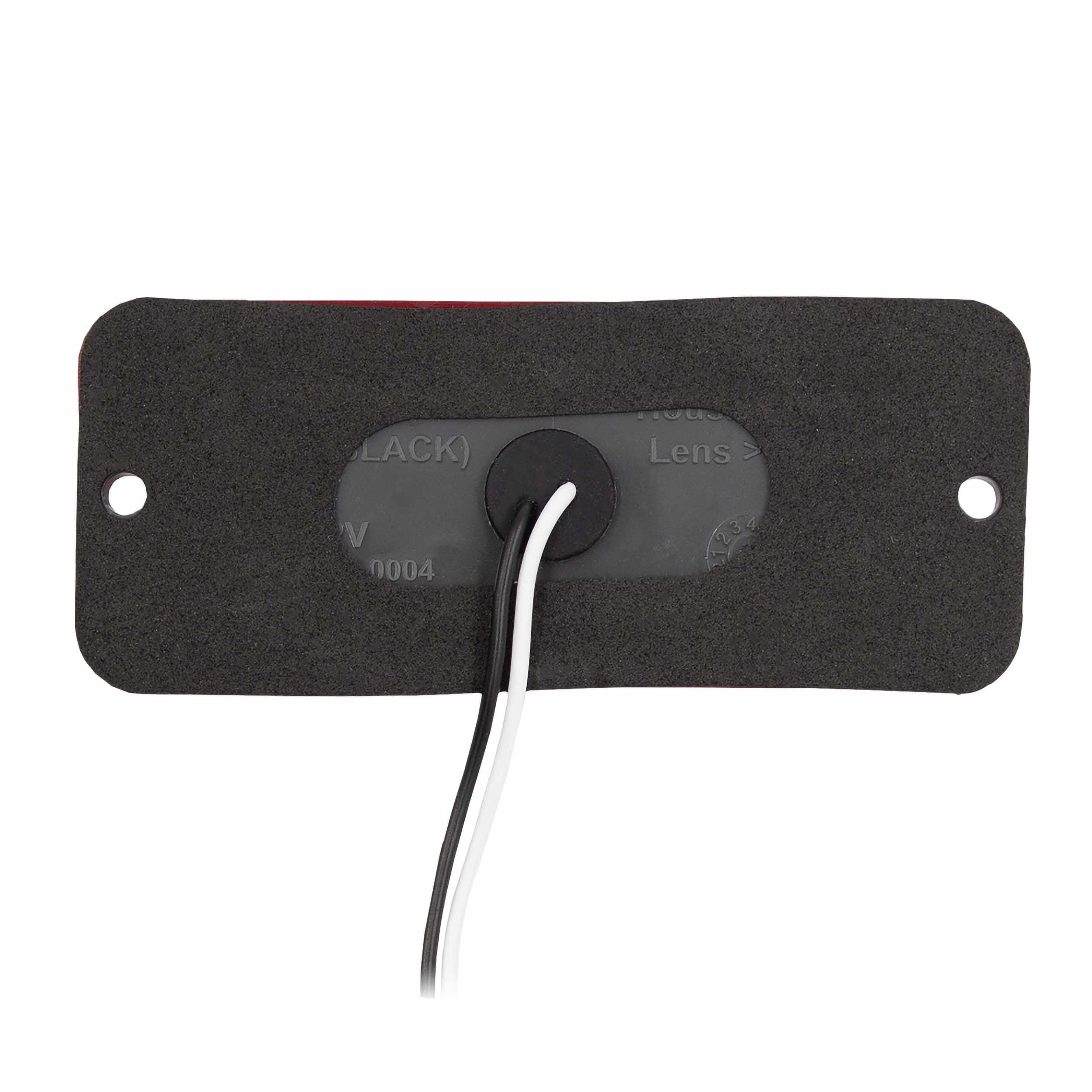 Red Trailer Marker/Clearance Light with Reflector - 4 Inch,