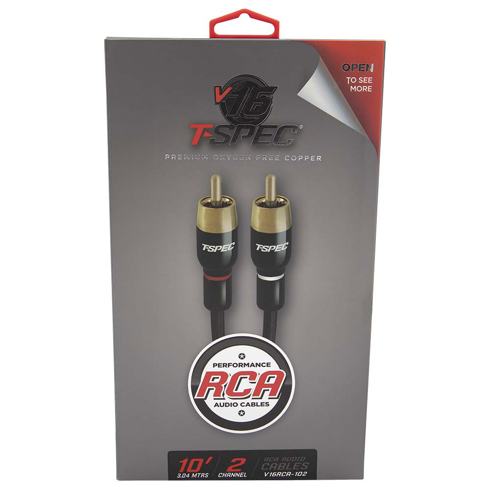 V16 Series RCA Audio Cables - 10 Feet