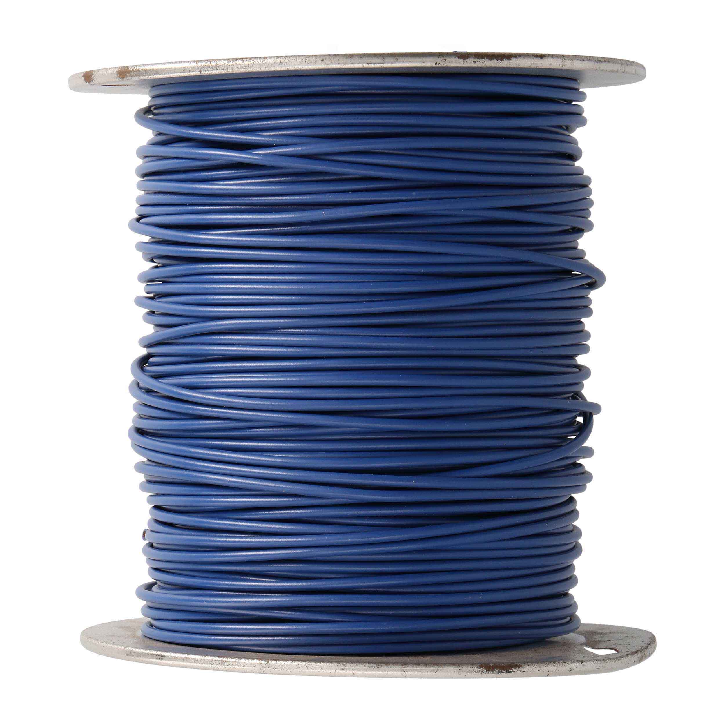14 GA US GPT ALL COPPER PRIMARY WIRE BLUE - Coil of 500 FT