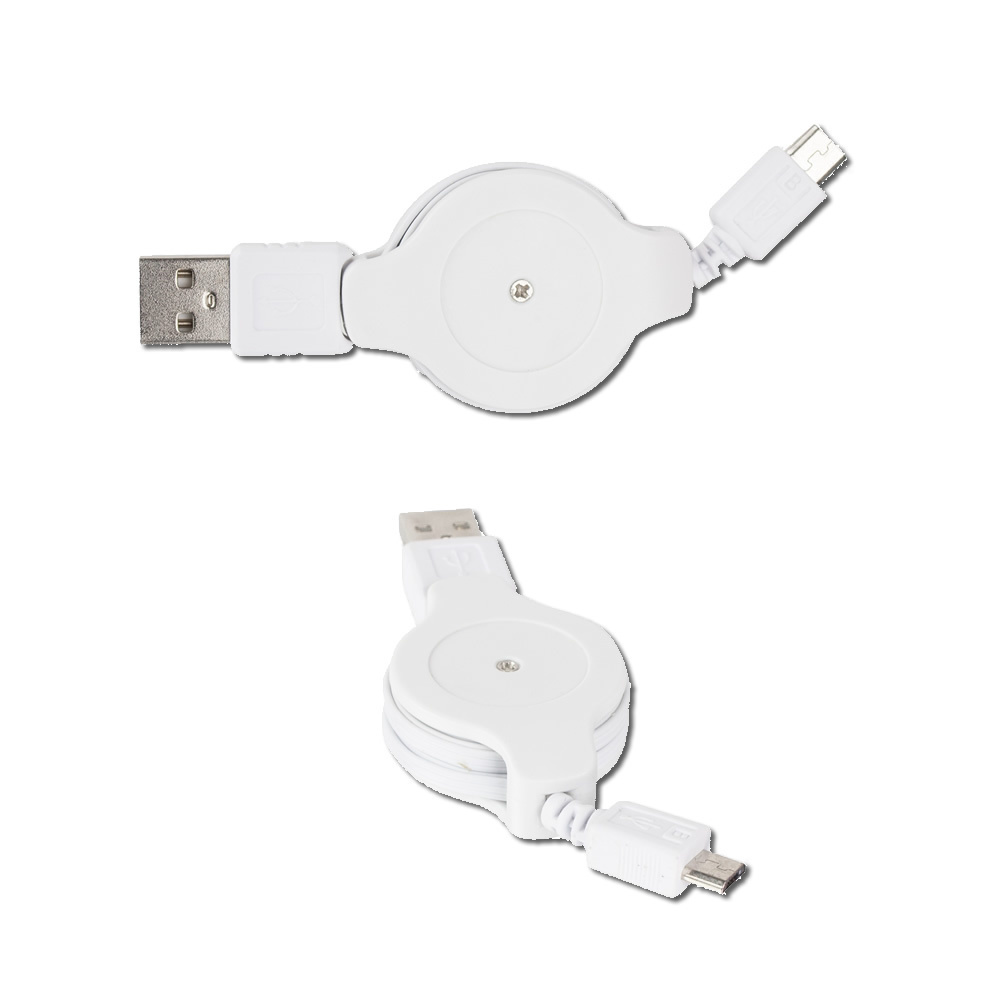 Micro USB To USB Retractable Extension Cable