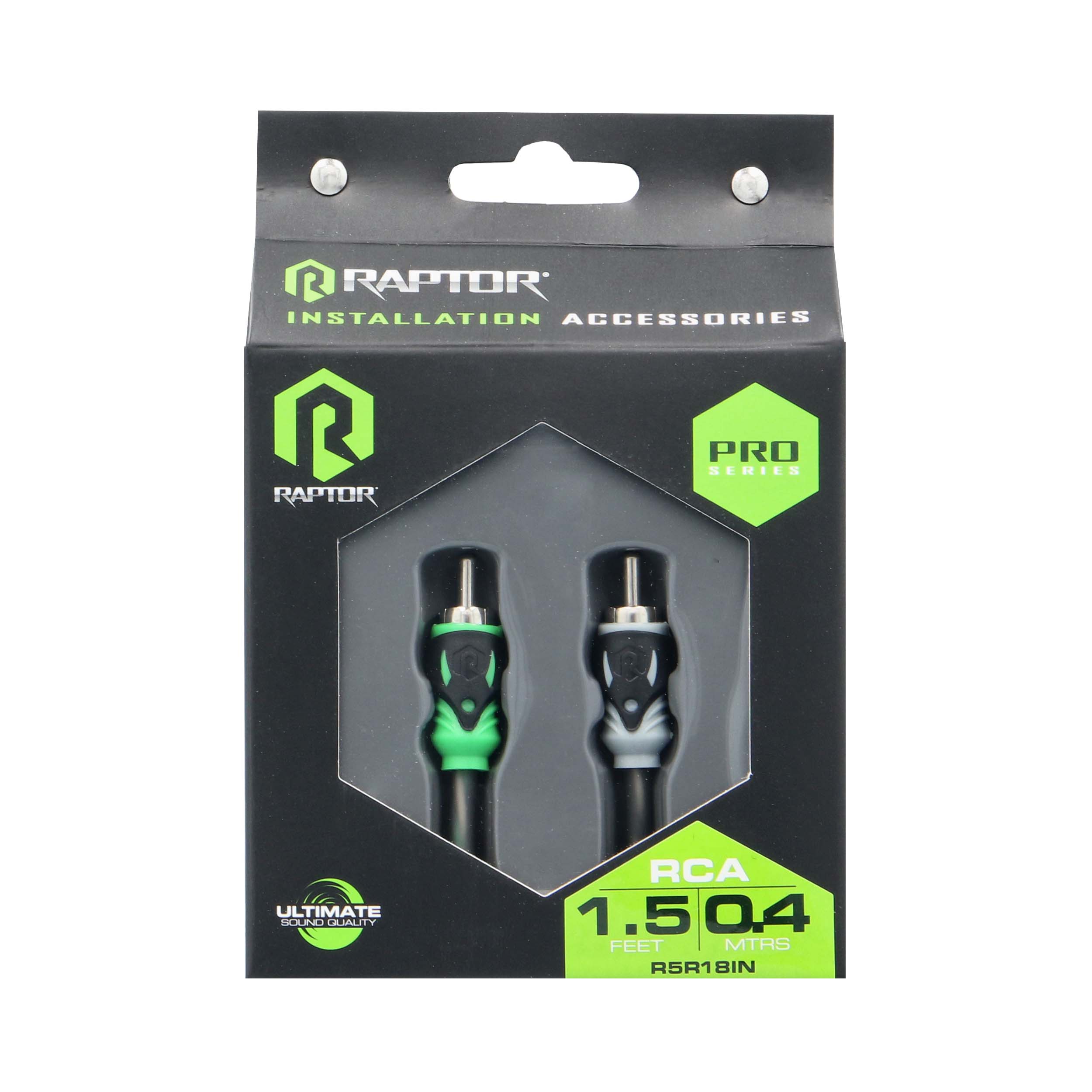 RCA 2-Channel Audio Cable - Pro Series 1.5 Feet