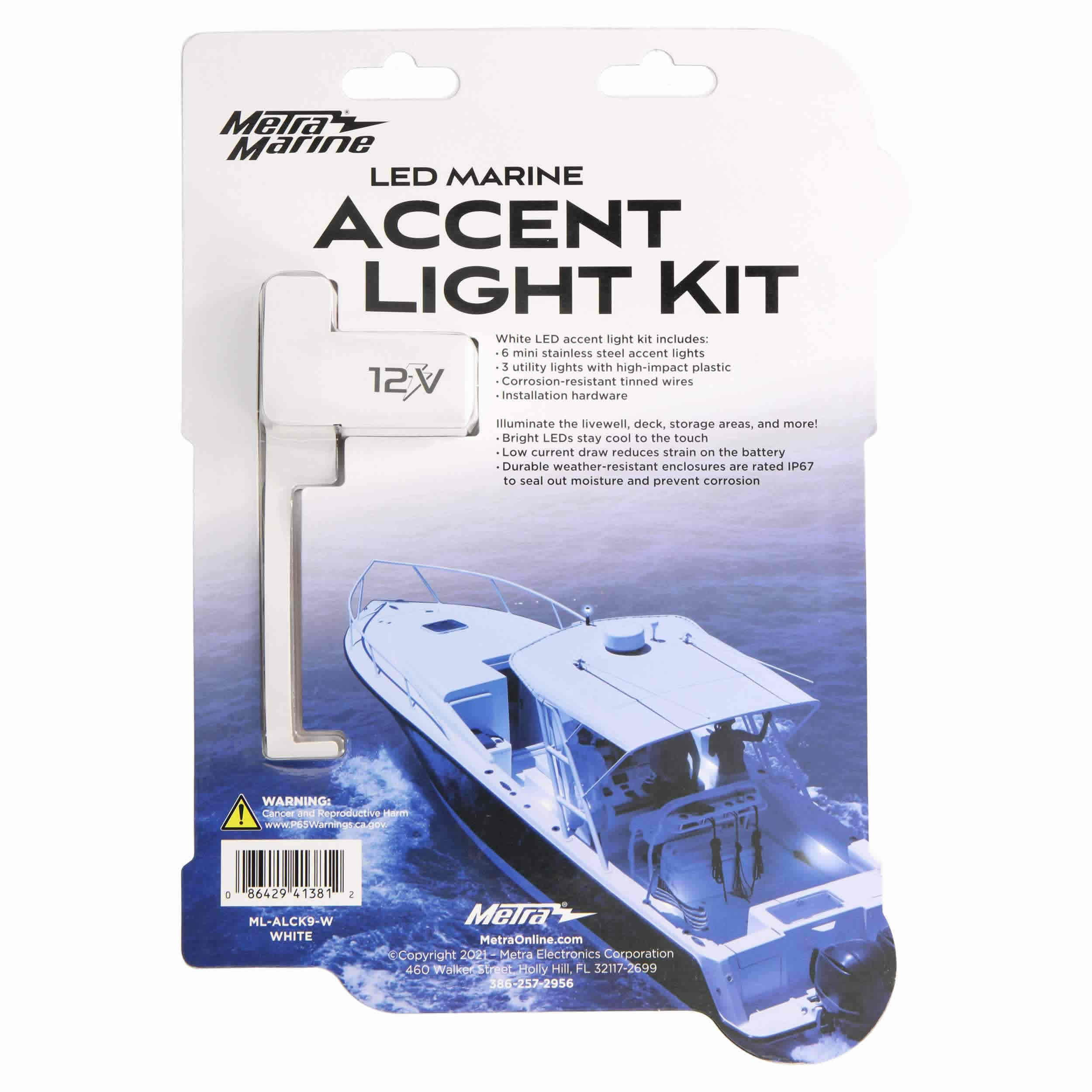 Blue LED Marine Accent Lighting Kit