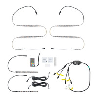 4-Piece Chasing LED Golf Cart Canopy Kit