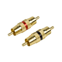 Raptor Pro Series RCA Barrel Connector | Male to Male